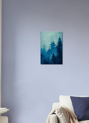 Blue forest poster