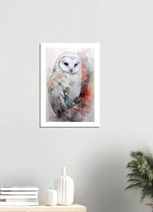 White owl poster