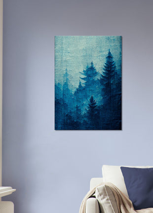 Blue forest poster