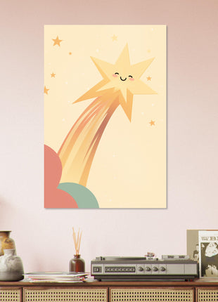 Twinkle shooting star - Childrens room poster