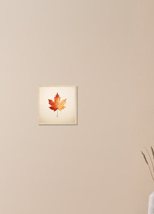 Fall leaf - Fall poster