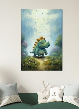 Kleine dino-poster