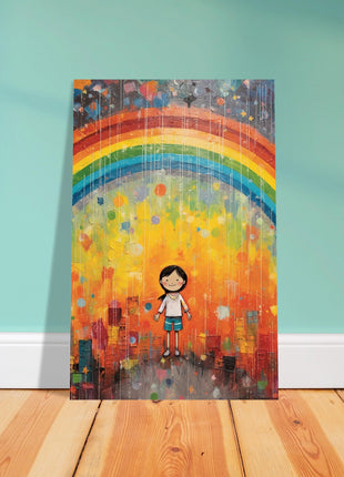 Regenboog kinderposter