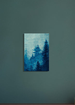 Blue forest poster