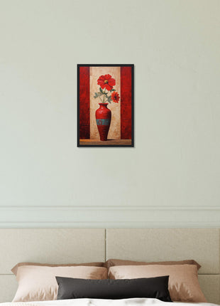 Gorgeous red flowers poster