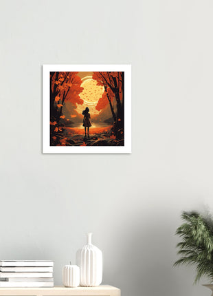 Butterflies in fall - Fall poster