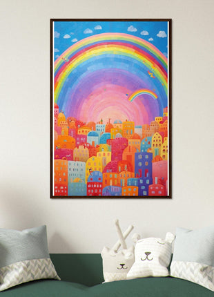 Rainbow city poster