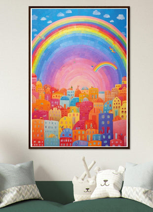 Rainbow city poster