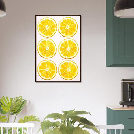 Lemon slices poster