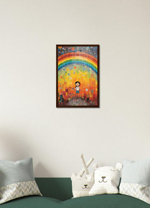 Regenboog kinderposter