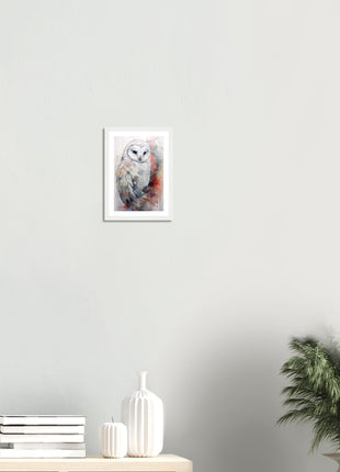 White owl poster