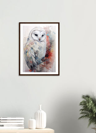 White owl poster