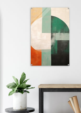 Modern painting poster