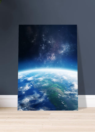 Earth from space poster