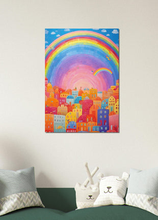 Rainbow city poster