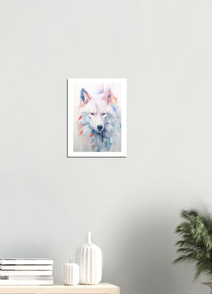 White wolf poster