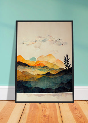 Abstract Landscape Poster