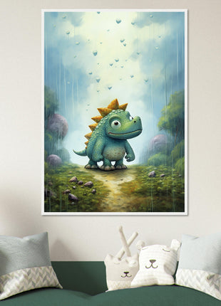 Kleine dino-poster