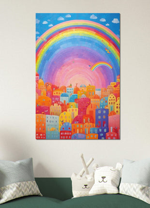 Rainbow city poster