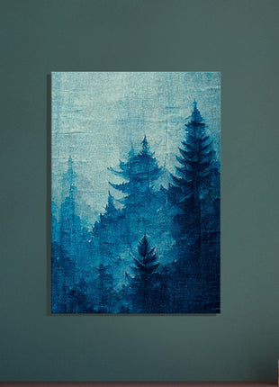 Blue forest poster