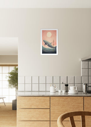 Whale & Sun poster