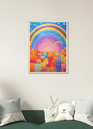 Rainbow city poster