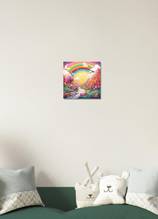 Rainbow candyland poster