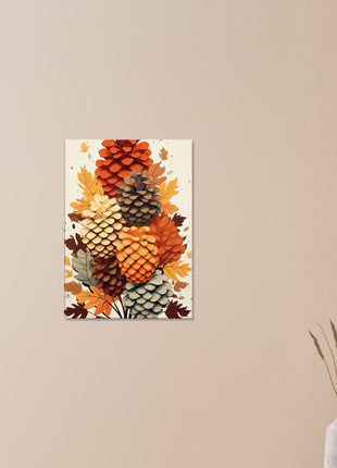 Pinecone modern fall poster