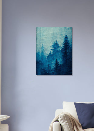 Blue forest poster