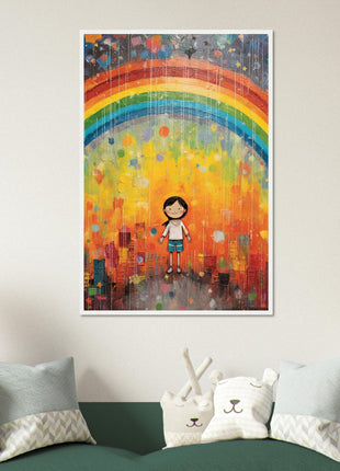 Regenboog kinderposter