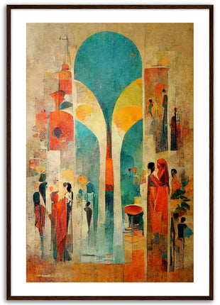 Abstract Boho Poster