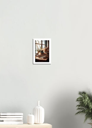 Cozy kitchen coffee poster