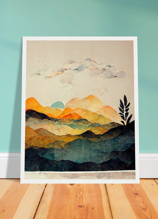 Abstract Landscape Poster