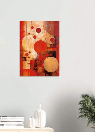 Red abstract poster