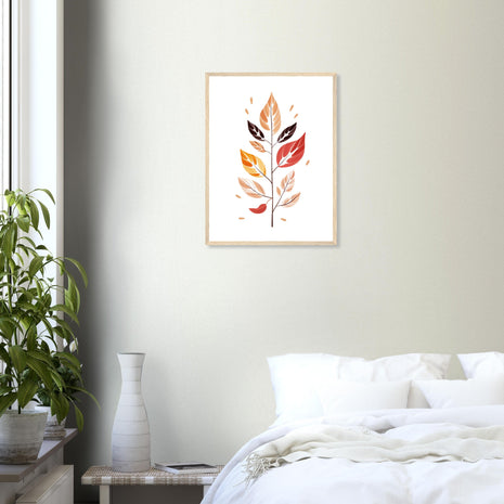 "Autumn Leaves" Minimalist Seasonal Art Print