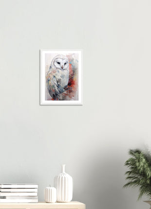 White owl poster