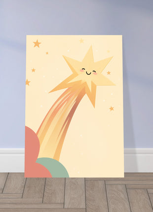 Twinkle shooting star - Childrens room poster