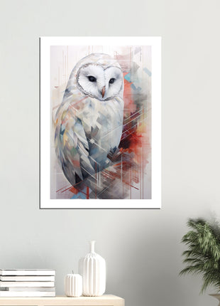 White owl poster