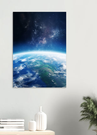 Earth from space poster