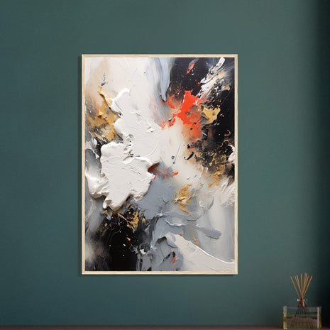 Abstract paint splash poster