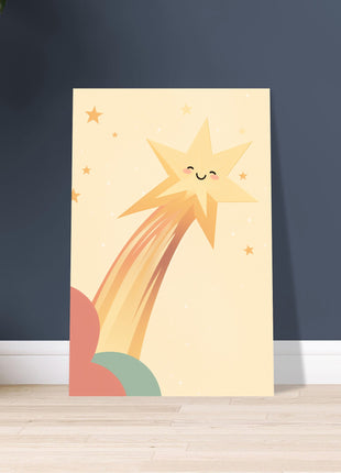 Twinkle shooting star - Childrens room poster