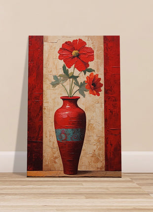 Gorgeous red flowers poster