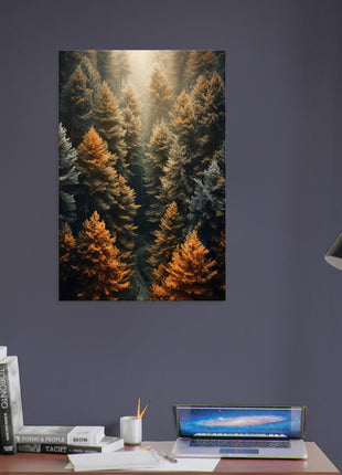 Fall woods  poster