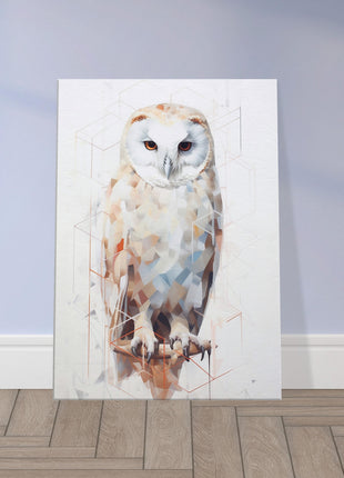 Geomagical Owl Poster : A Captivating Blend of Geometry and Nature