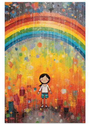 Regenboog kinderposter