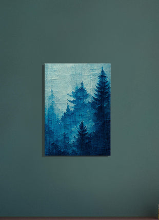 Blue forest poster