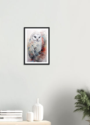 White owl poster