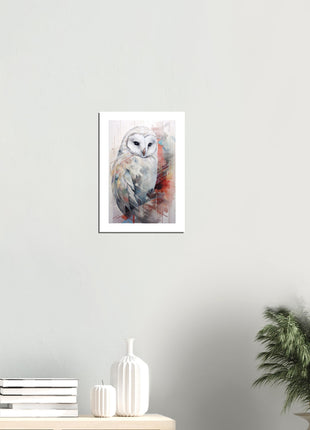 White owl poster