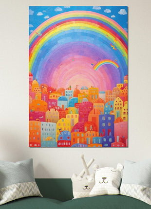 Rainbow city poster