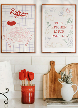 Seafood kitchen poster